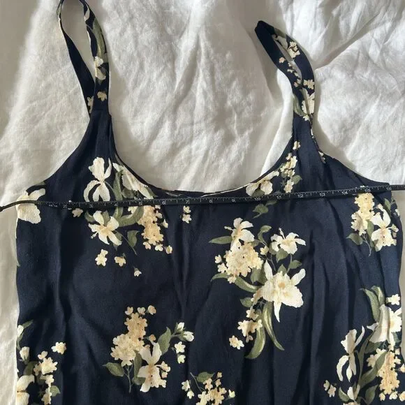 Reformation Puglia Dress Yolanda Floral Size 10 - Picture 8 of 8